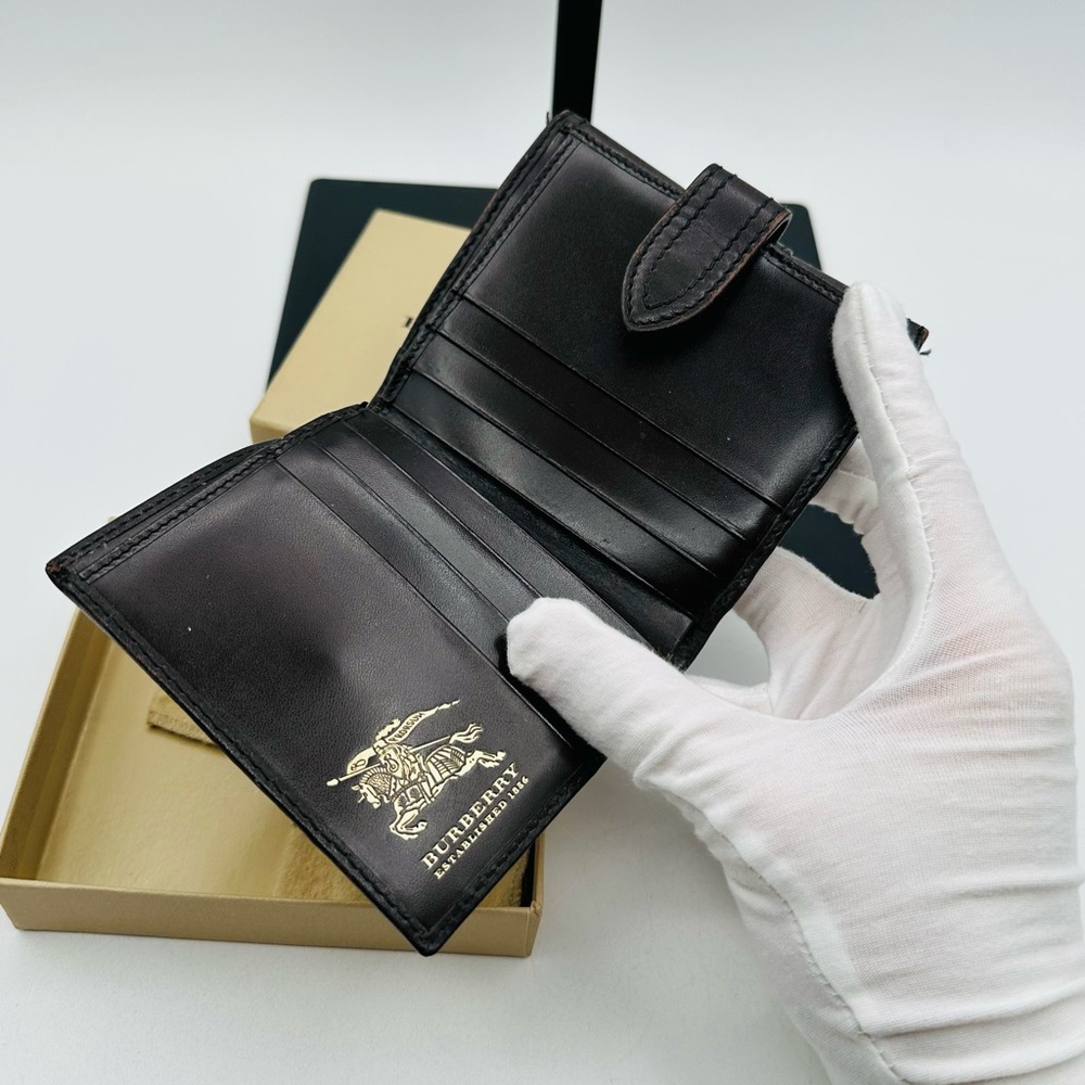 Burberry Nova Plaid Leather Wallet - Picture 6 of 13